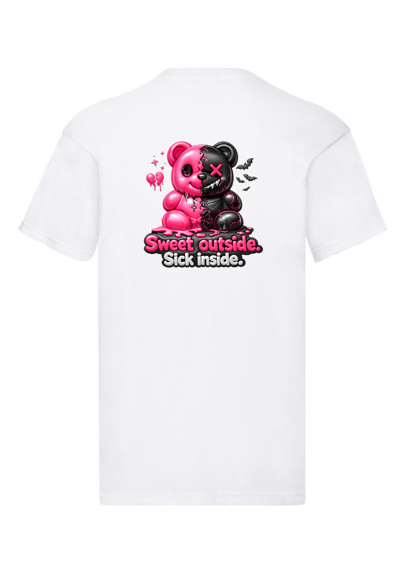 T‑Shirt „Sweet Outside. Sick Inside"